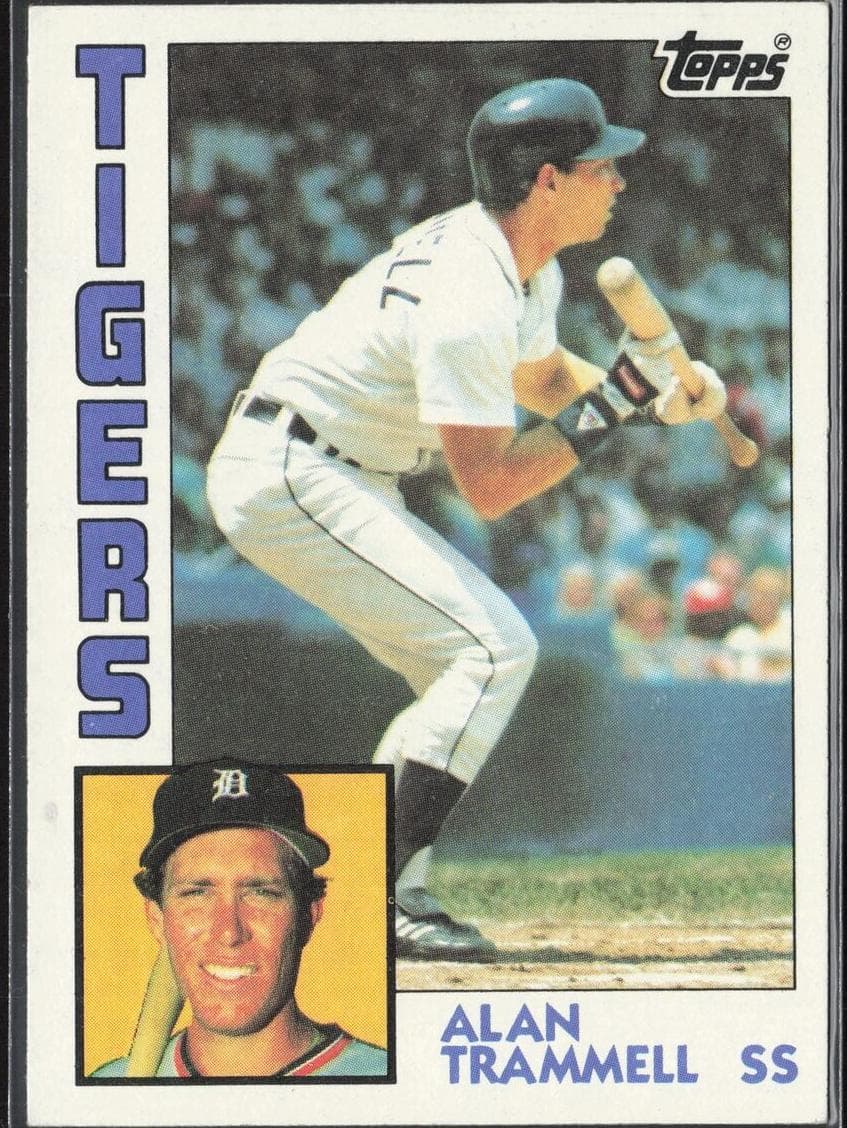 Alan Trammell 1984 topps Topps
