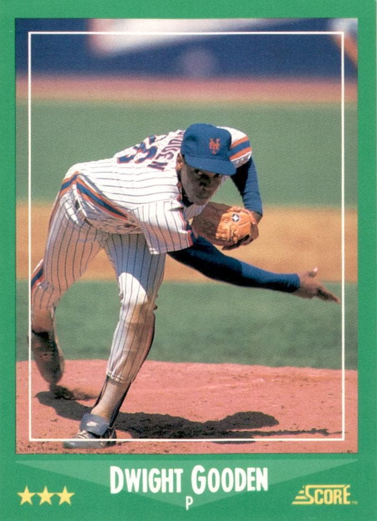 Dwight Gooden 1988 panini Score