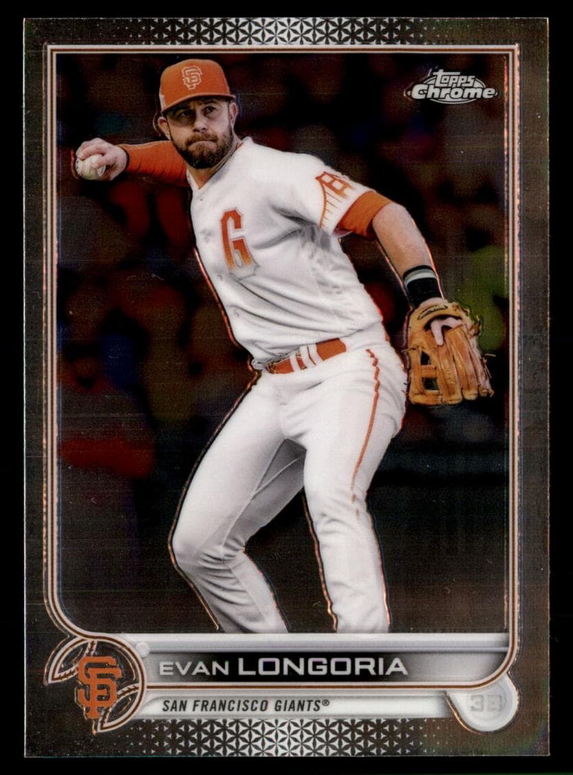 Evan Longoria 2022 topps Topps Chrome