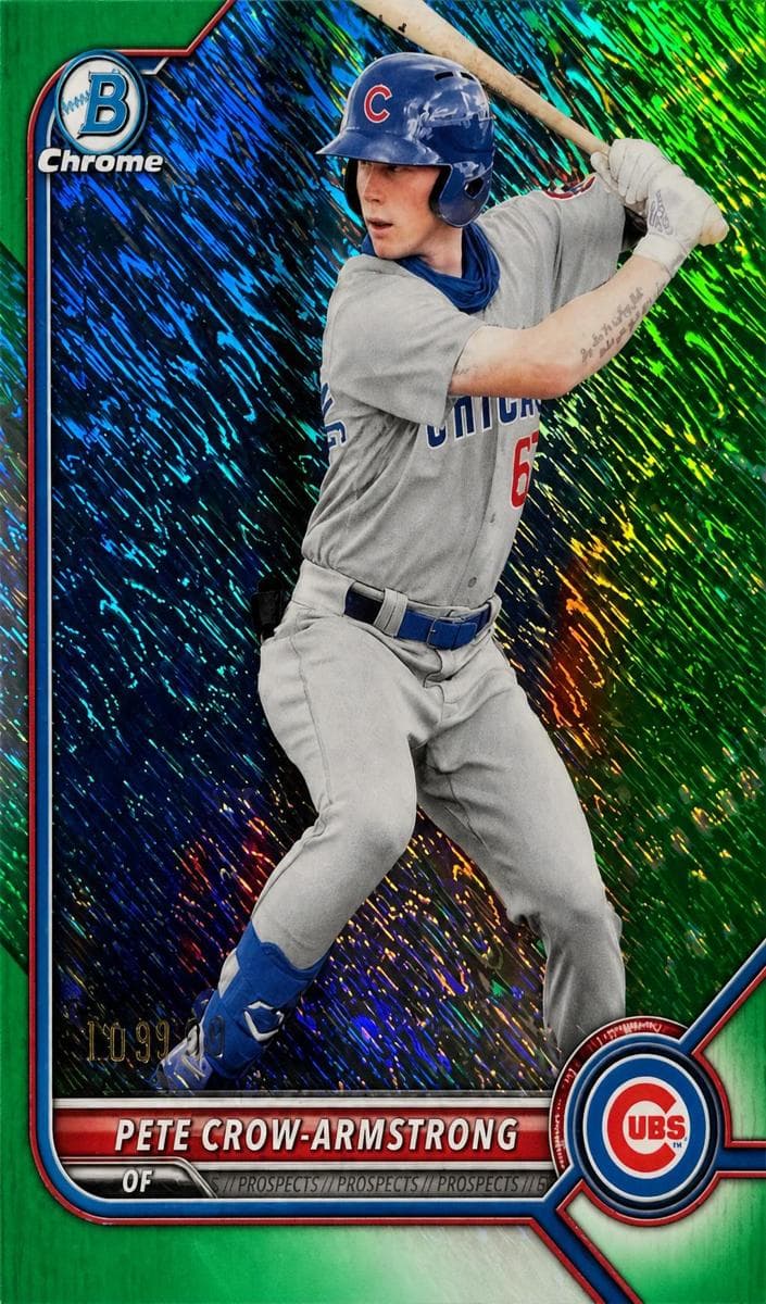 Pete Crow-Armstrong 2022 bowman Bowman