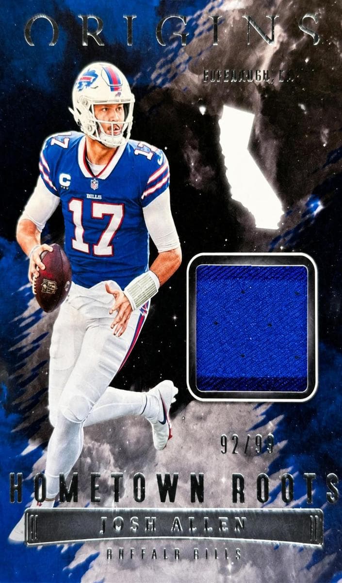 Josh Allen 2022 panini Panini Origins
