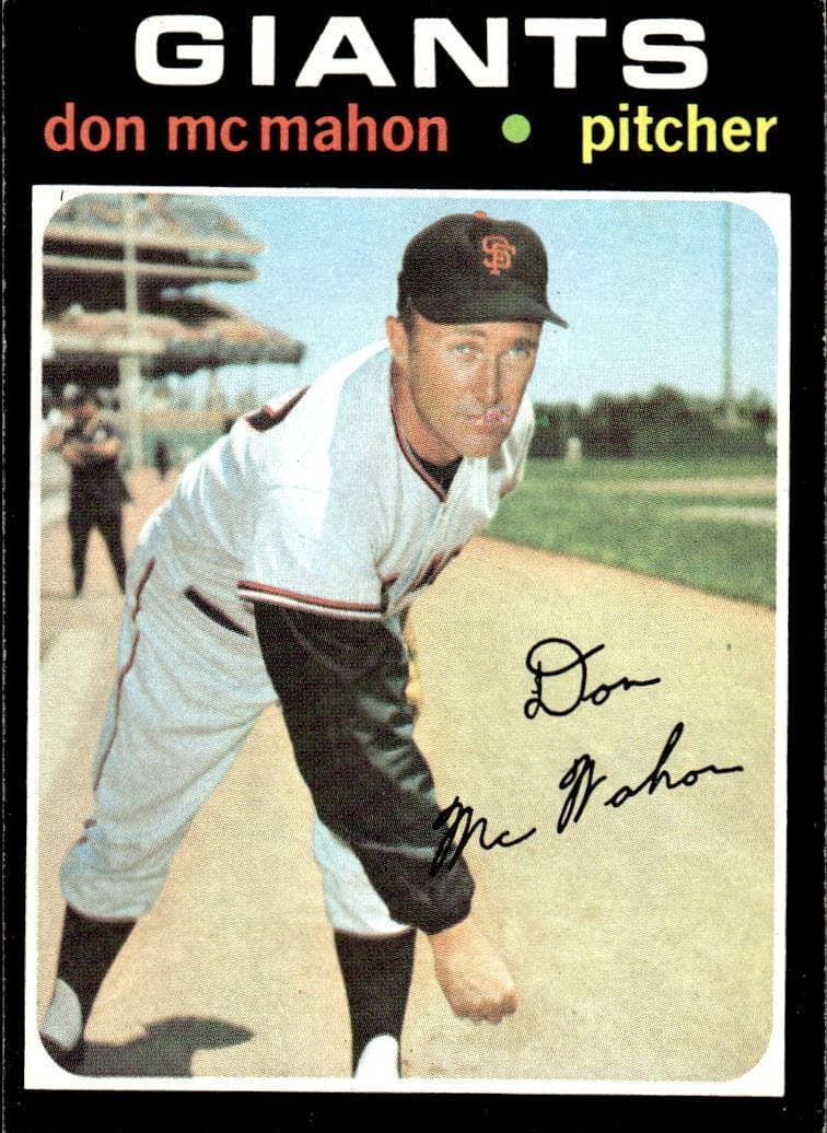 Don McMahon 1971 topps Topps