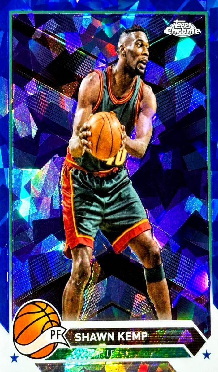 Shawn Kemp 2023 topps Topps Chrome Sapphire Edition