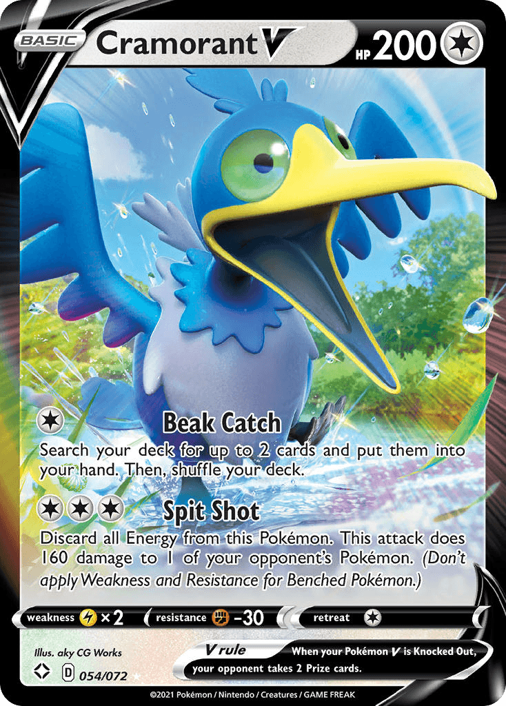 Cramorant V 2021 Pokemon Shining Fates
