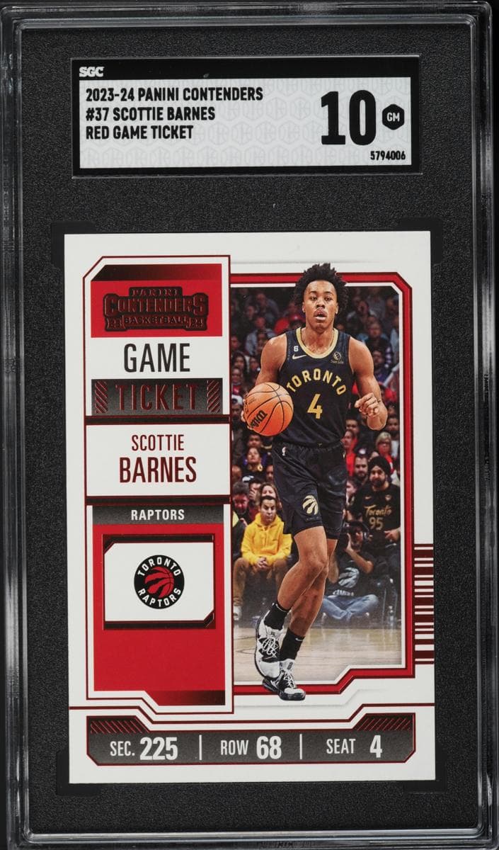 Scottie Barnes 2023 panini Panini Contenders