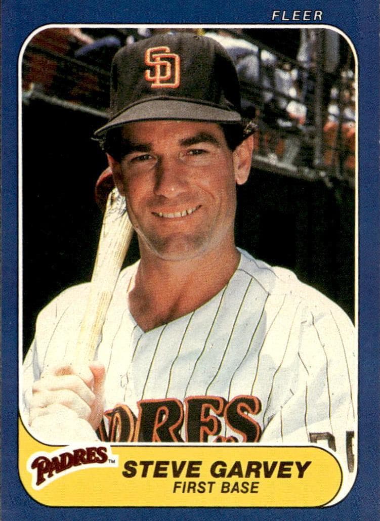 Steve Garvey 1986 fleer Fleer