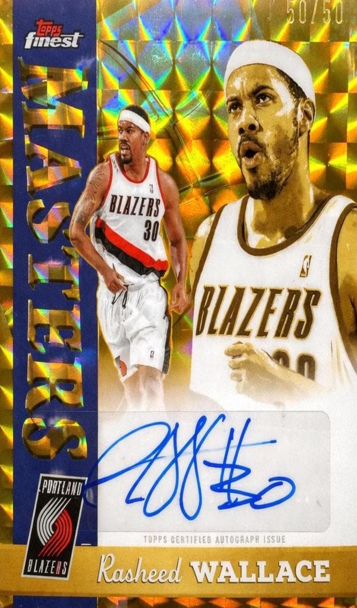 Rasheed Wallace 2025 topps Topps Finest