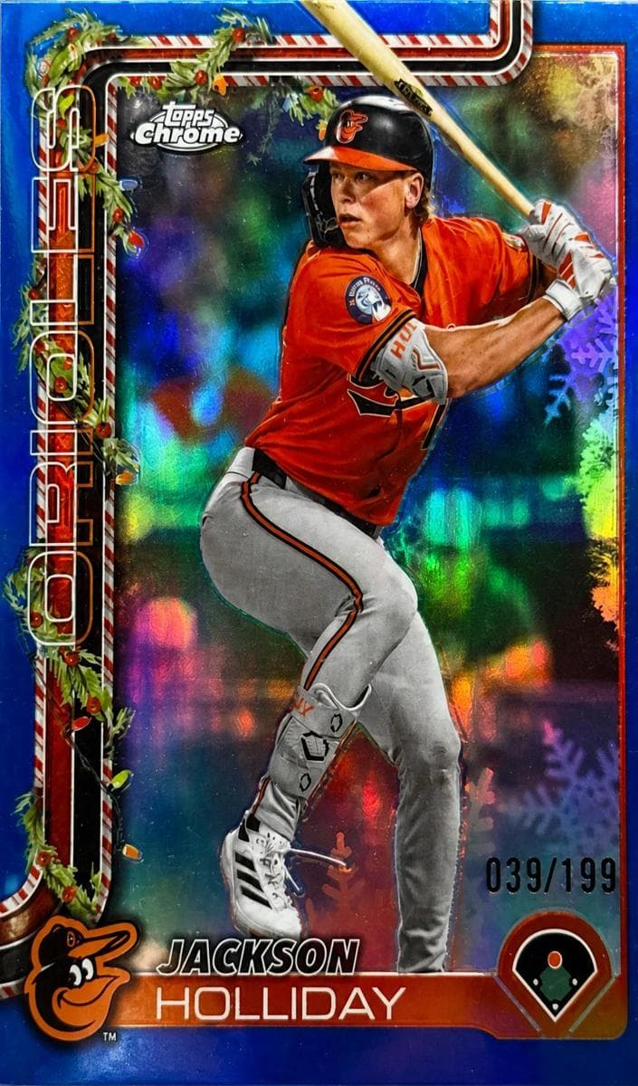 Jackson Holliday 2025 topps Holiday
