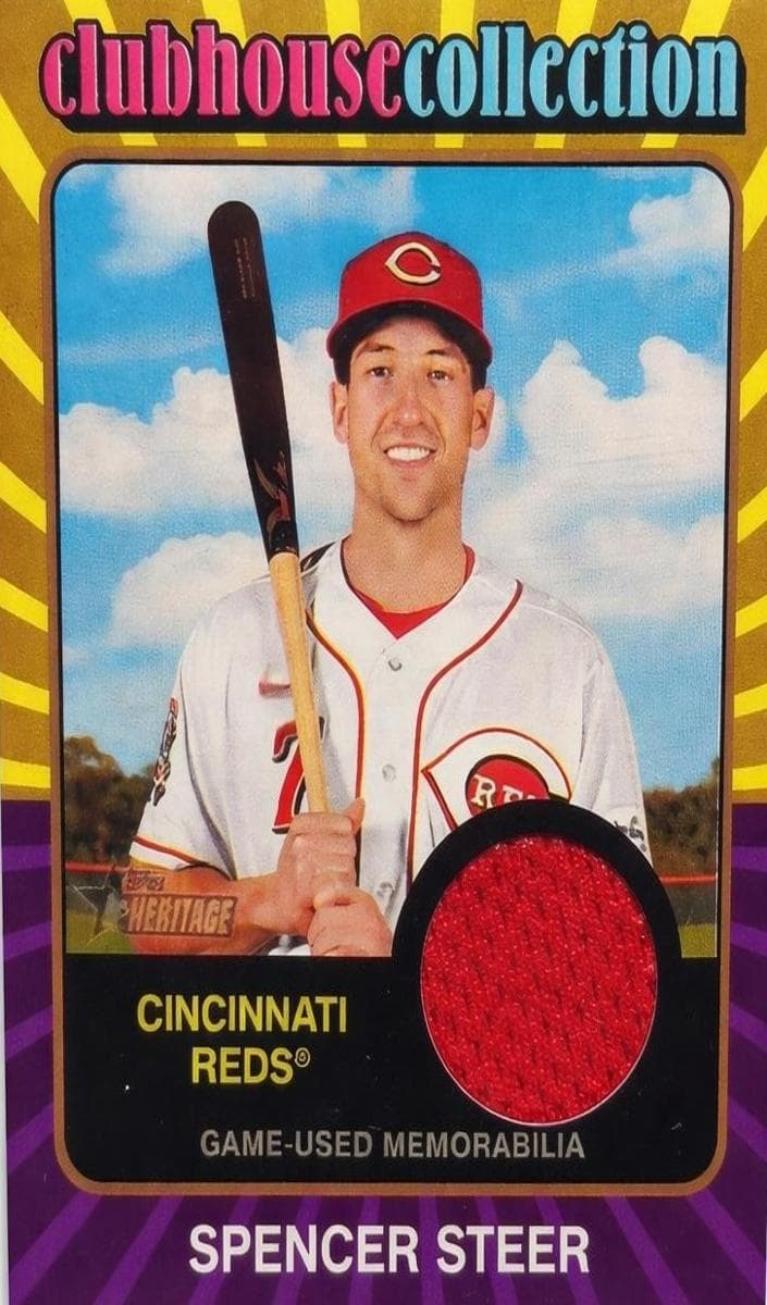 Spencer Steer 2024 topps Topps Heritage