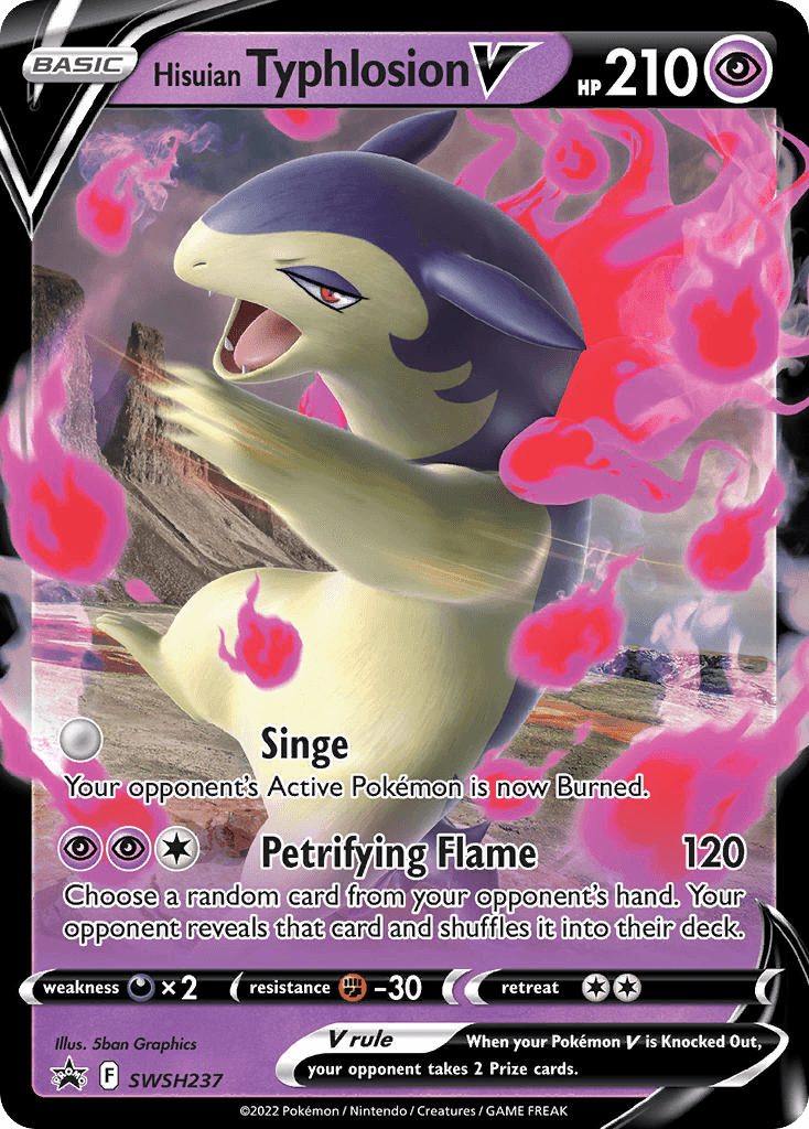 Hisuian Typhlosion V 2022 Pokemon