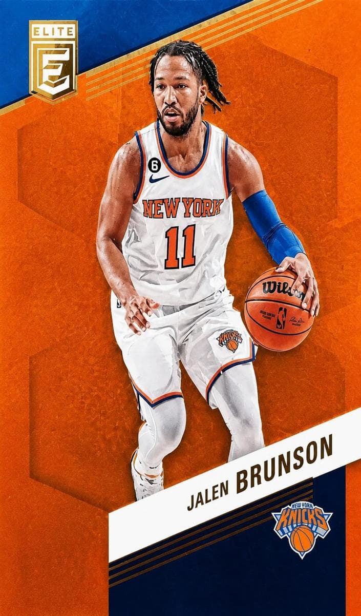 Jalen Brunson 2022 panini Donruss Elite