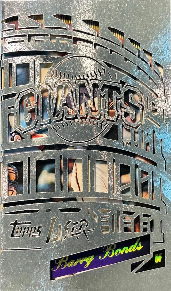 Barry Bonds 1996 topps Laser