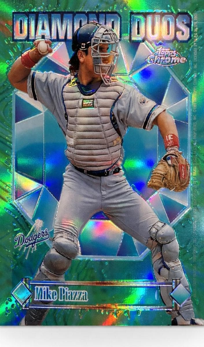 Mike Piazza / Hideo Nomo 1997 topps Topps Chrome