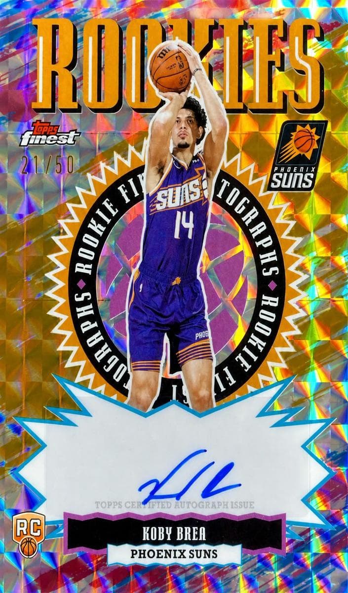 Koby Brea 2025 topps Topps Finest
