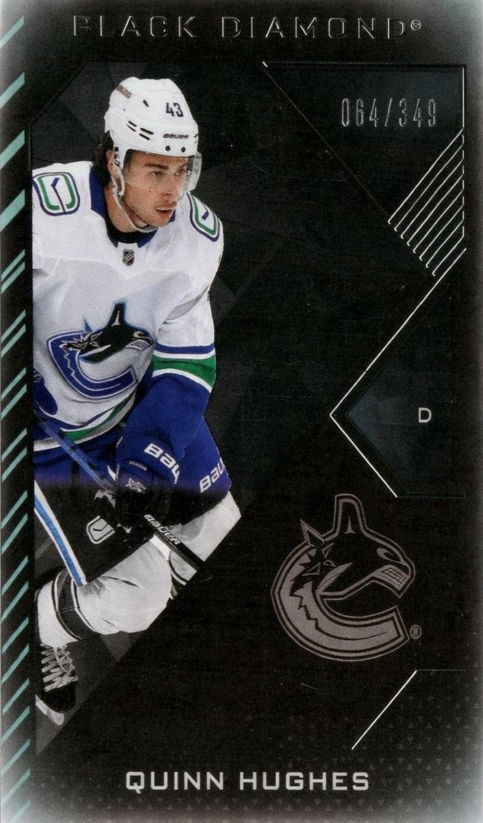 Quinn Hughes 2021 upper-deck Upper Deck Black Diamond