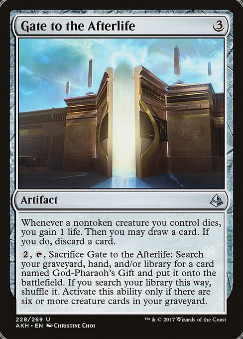Gate to the Afterlife 2025 Magic: The Gathering Aetherdrift Commander