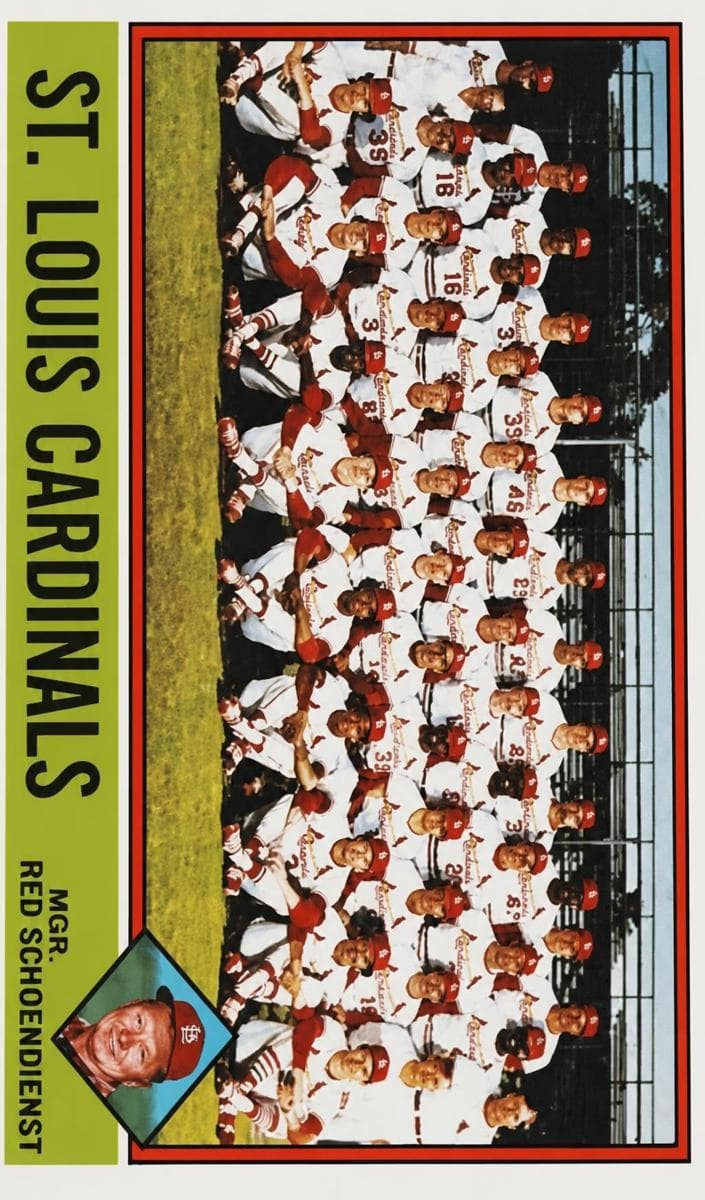 St. Louis Cardinals / Red Schoendienst #581