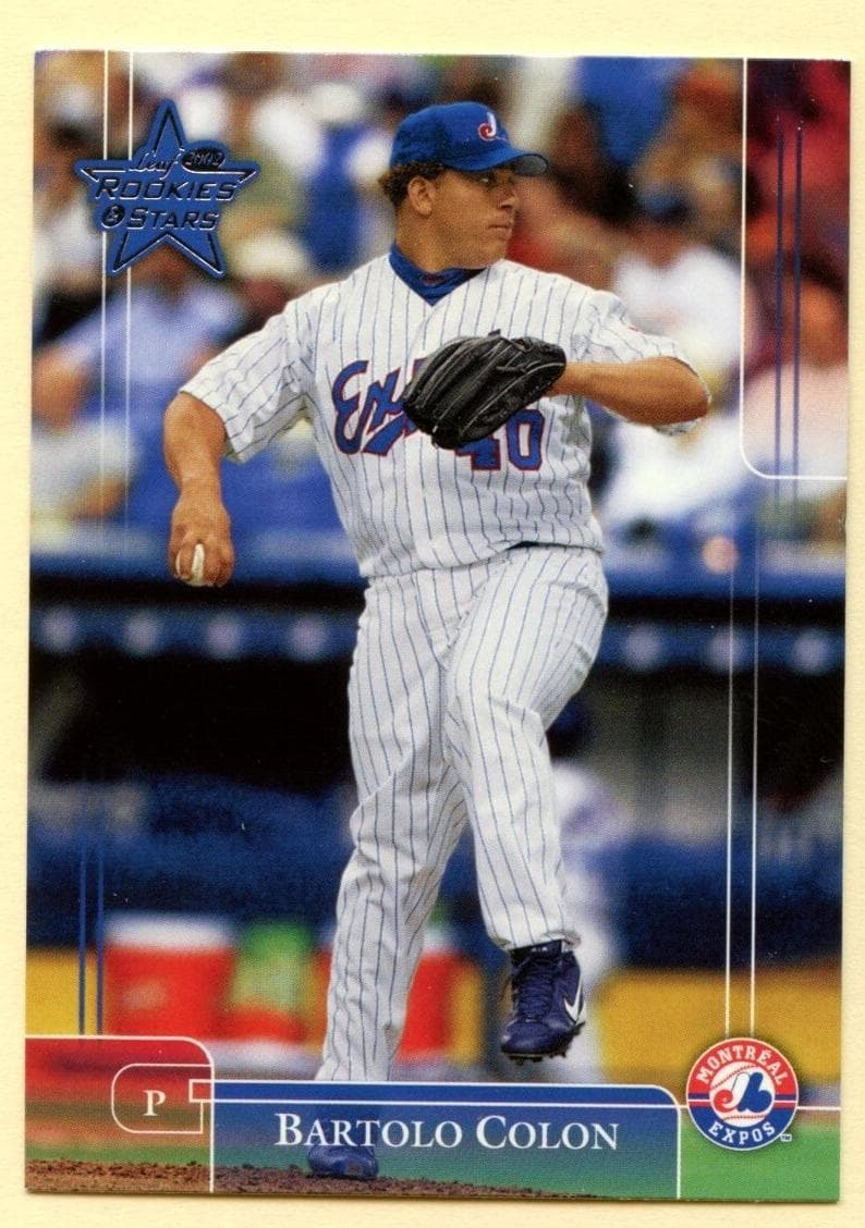 Bartolo Colon 2002 leaf Rookies And Stars