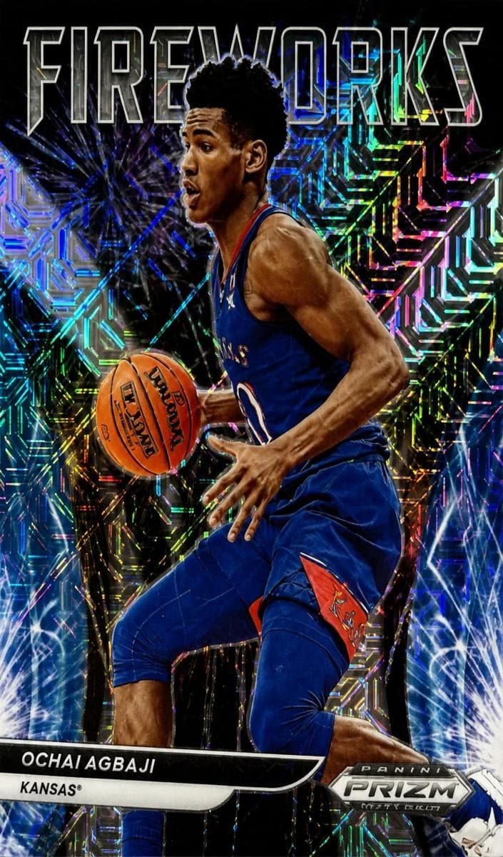 Ochai Agbaji 2022 panini Panini Prizm Draft Picks
