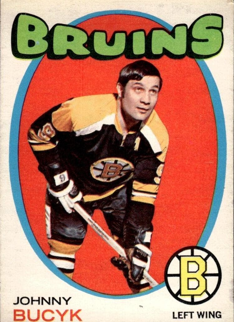 Johnny Bucyk 1971 topps O-Pee-Chee