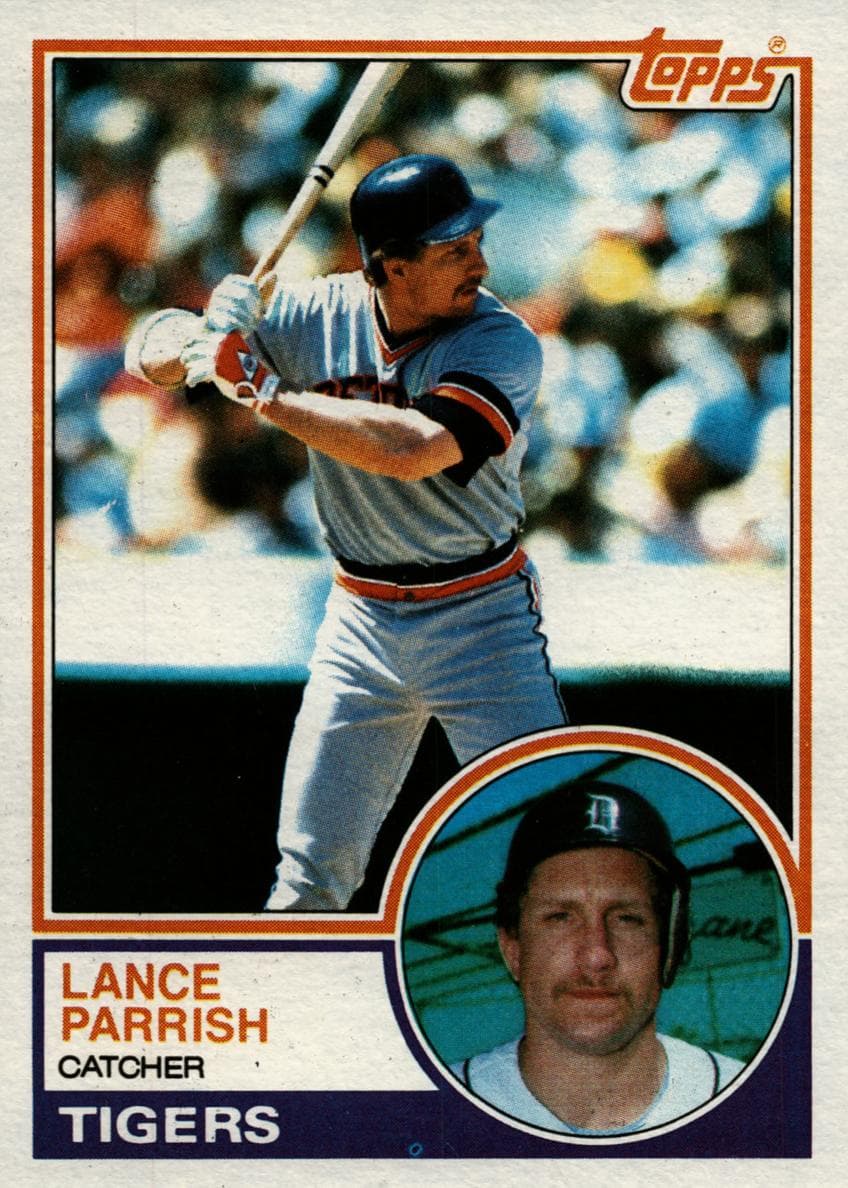 Lance Parrish trading card