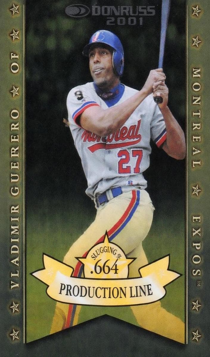 Vladimir Guerrero 2001 panini Donruss