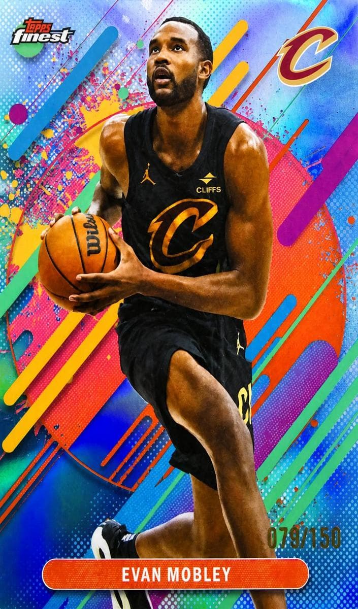 Evan Mobley 2025 topps Topps Finest