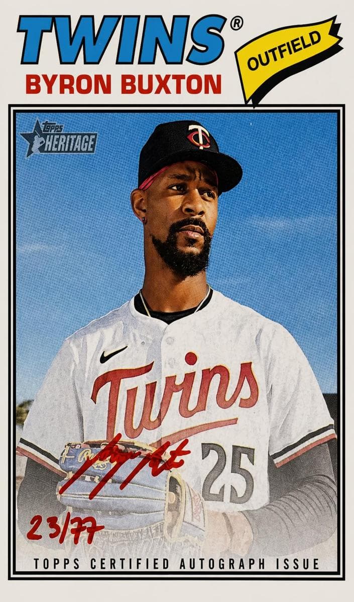 Byron Buxton 2026 topps Topps Heritage