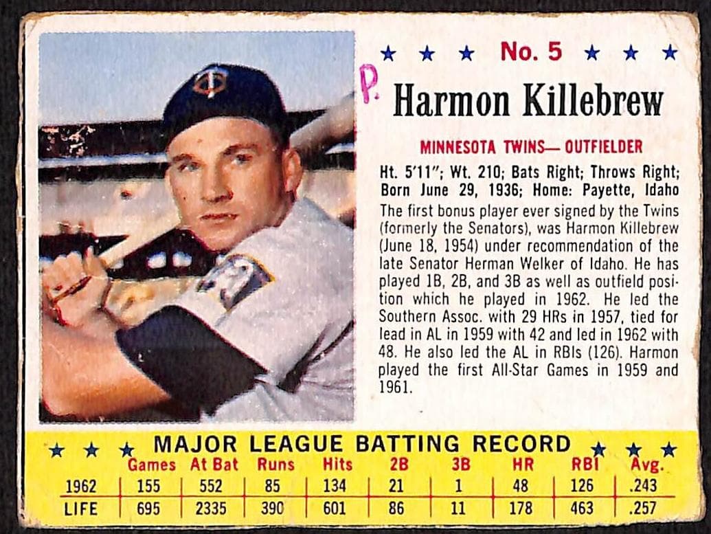 Harmon Killebrew #5