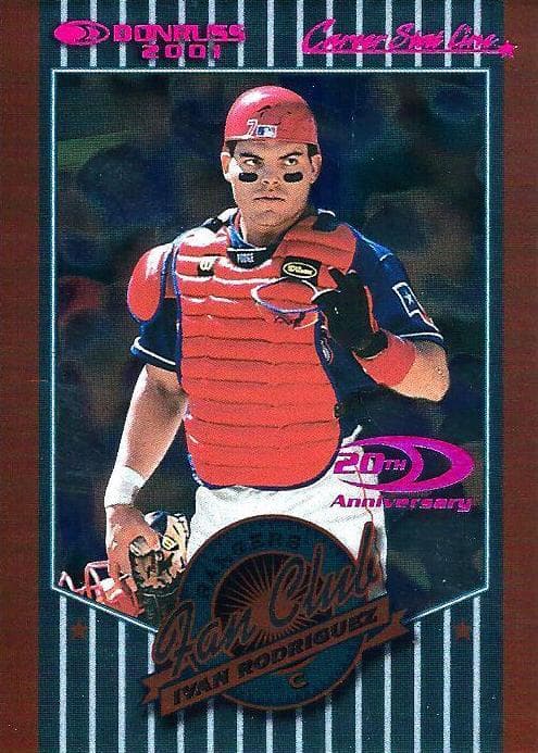 Ivan Rodriguez 2001 panini Donruss