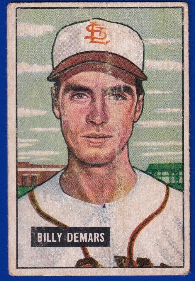 Billy DeMars 1951 bowman Bowman