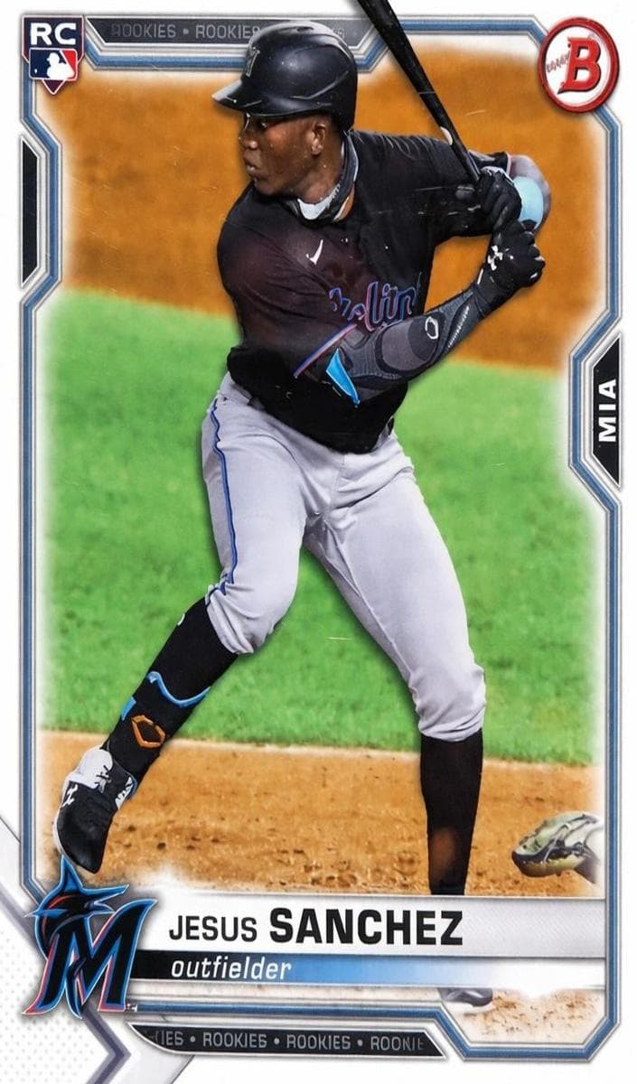 Jesus Sanchez 2021 bowman Bowman