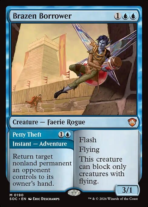 Brazen Borrower // Petty Theft 2023 Magic: The Gathering