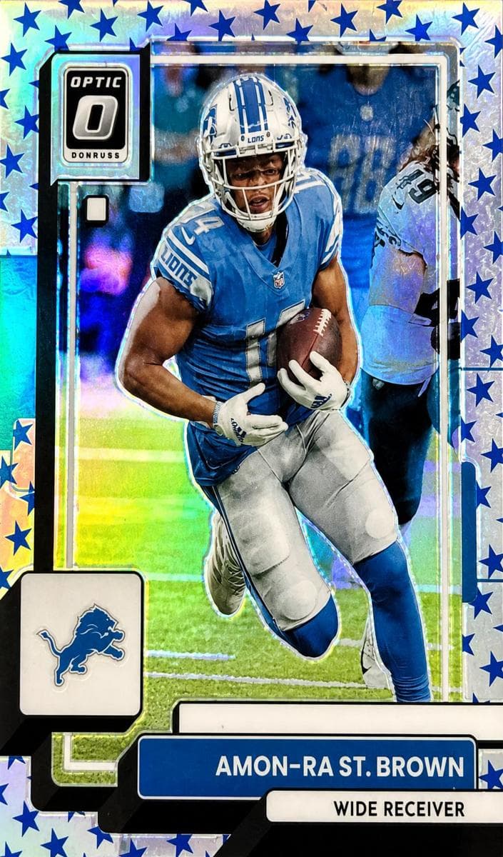 Amon-Ra St. Brown 2022 panini Donruss Optic