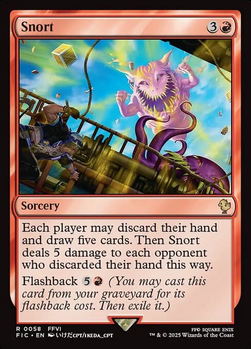 Snort 2025 Magic: The Gathering Final Fantasy Commander Extended Art
