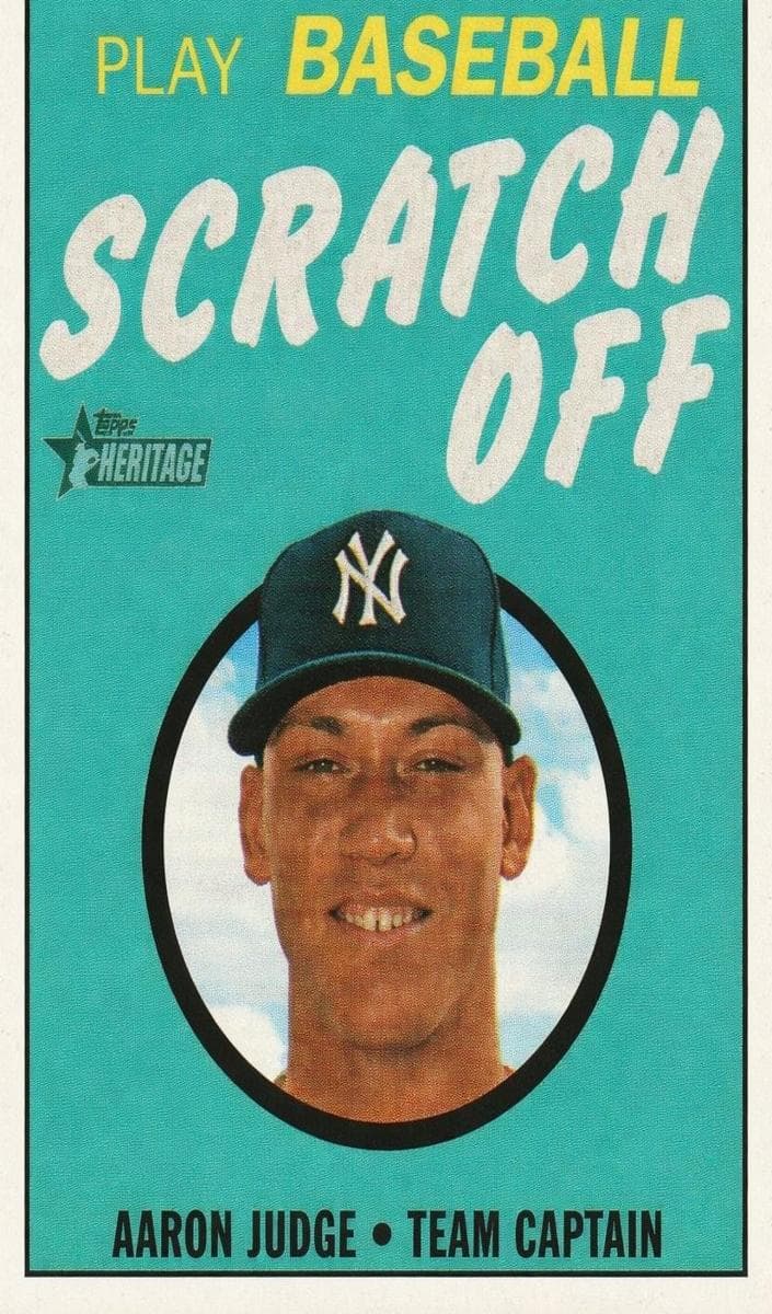 Aaron Judge 2019 topps Topps Heritage