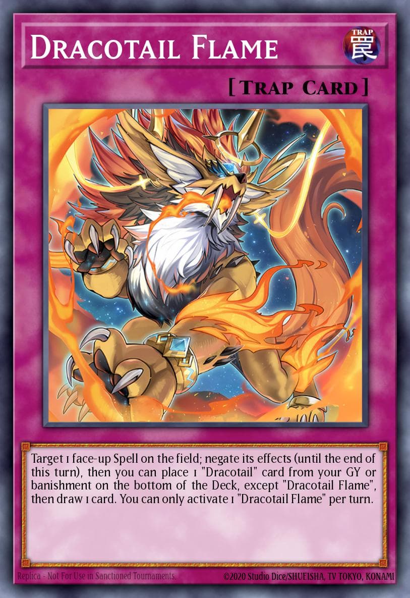 Dracotail Flame 2025 Yu-Gi-Oh! Justice Hunters