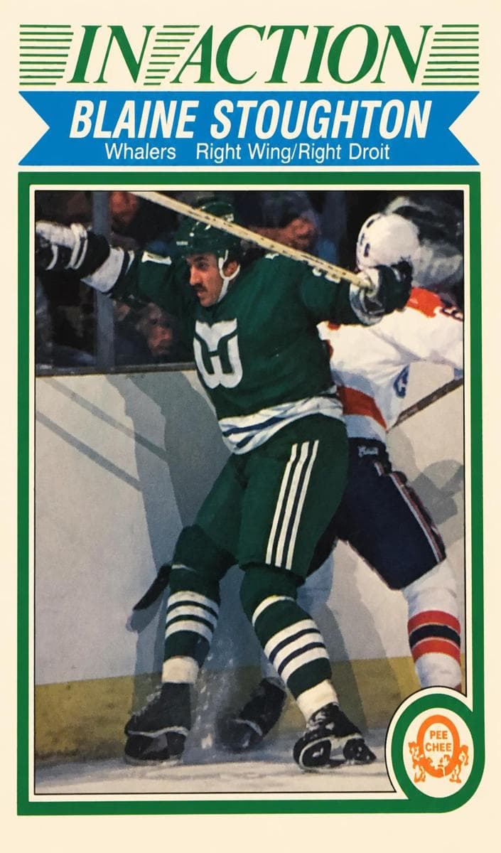 Blaine Stoughton 1982 topps O-Pee-Chee