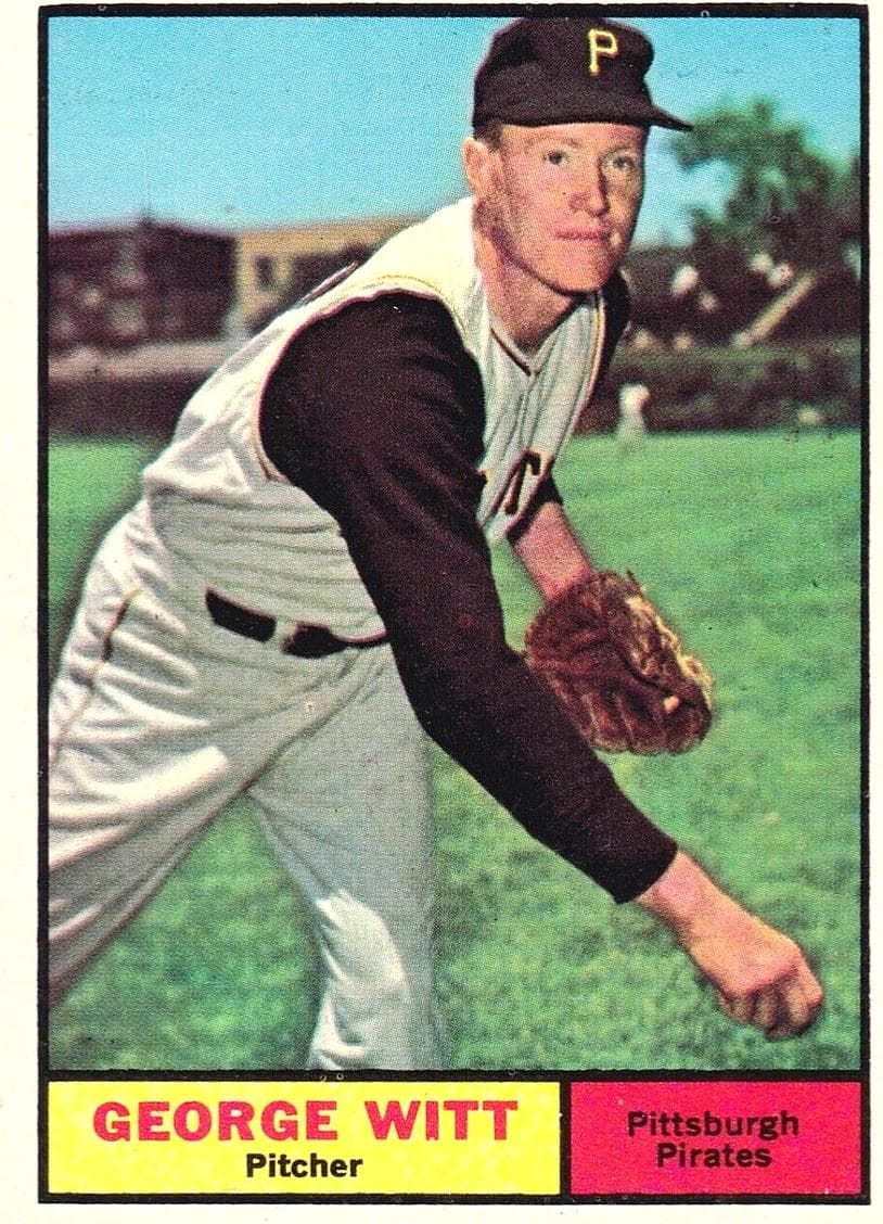 George Witt 1961 topps Topps