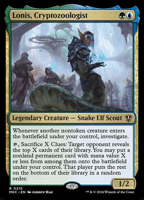 Lonis, Cryptozoologist 2021 Magic: The Gathering Modern Horizons 2 Showcase