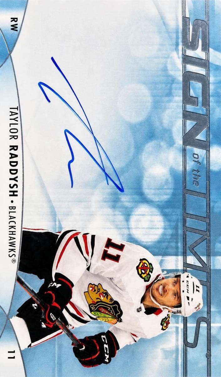 Taylor Raddysh trading card