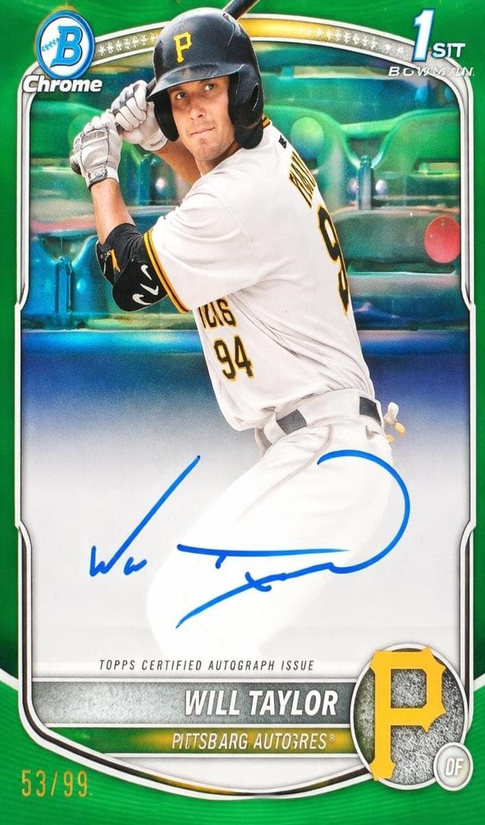 Will Taylor trading card