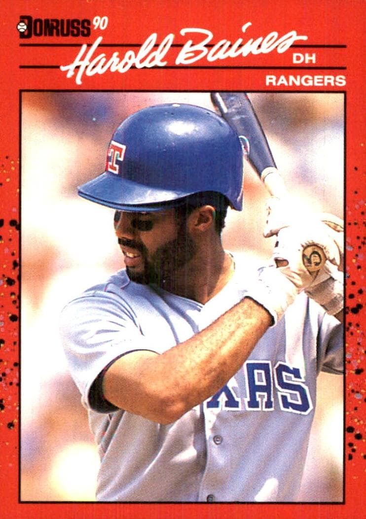 Harold Baines 1990 panini Donruss