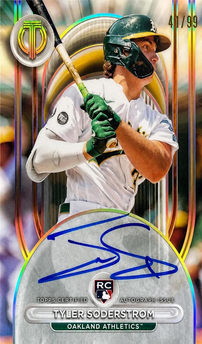 Tyler Soderstrom 2024 topps Topps Tribute