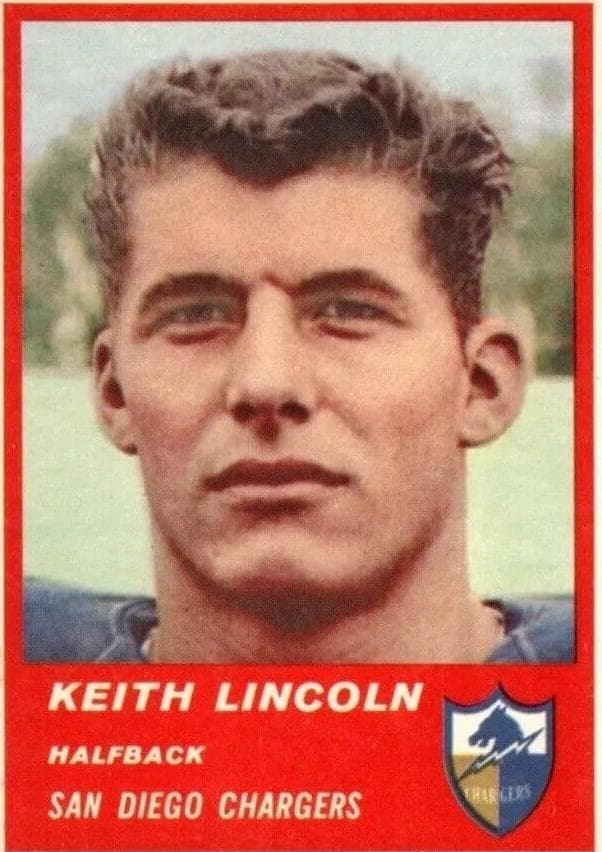 Keith Lincoln 1963 fleer Fleer