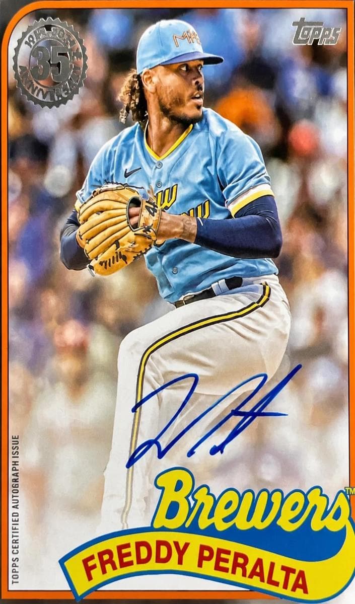 Freddy Peralta 2024 topps Topps Update