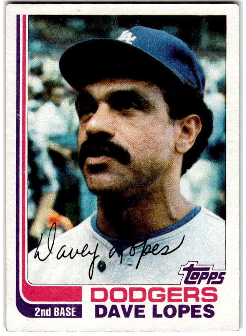 Dave Lopes trading card