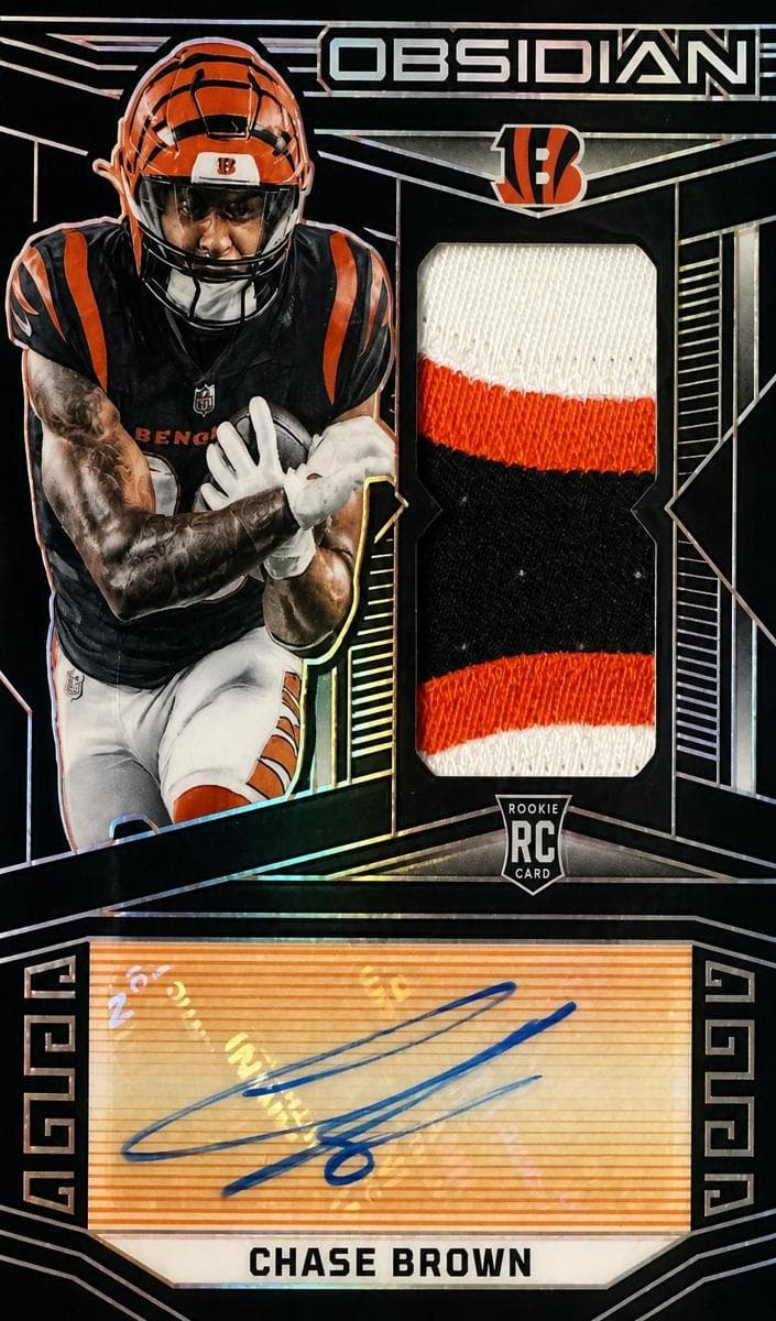 Chase Brown 2023 panini Panini Obsidian