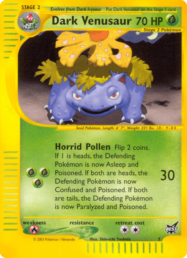 Dark Venusaur 2003 Pokemon