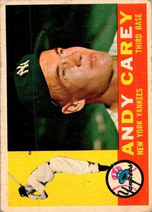Andy Carey 1960 topps Topps